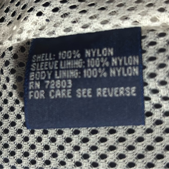 South Creek Raincoat Wind Breaker Color Block Yellow Blue White 1XB Hood NWOT - Picture 5 of 14